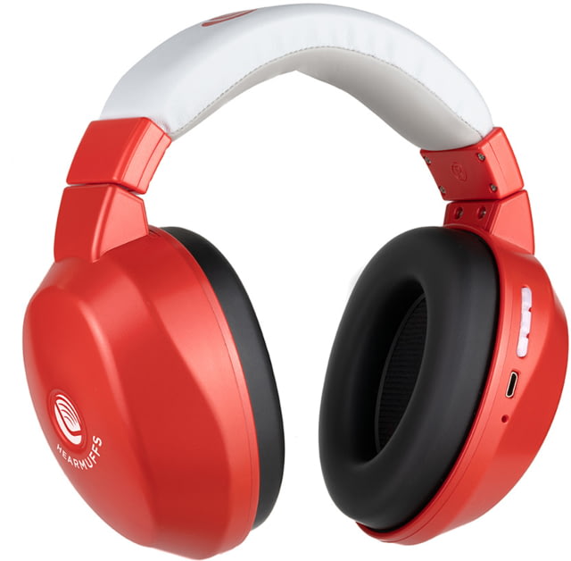 Lucid Audio Bluetooth HearMuffs for Children Red Adjustable - Lucid Audio