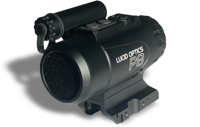 Lucid Optics P8 4x30mm Prismatic Sight Lucid Optics P8 Reticle Black - Lucid Optics