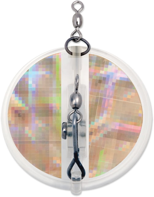 Luhr Jensen 1 Dipsy Diver Clear / Silver Disco Tape / Clear Bottom