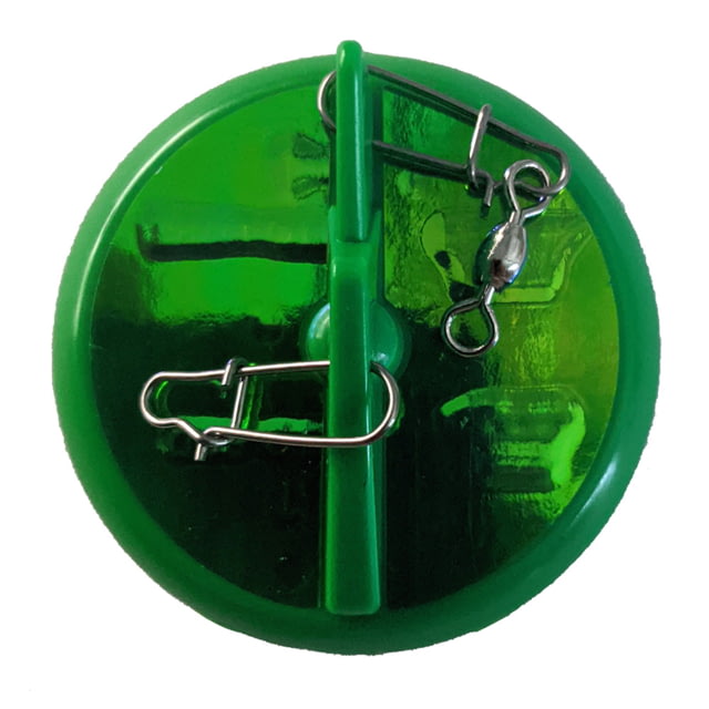 Luhr Jensen 2-1/4in Dipsy Diver - Kelly Green/Silver Bottom Moon Jelly