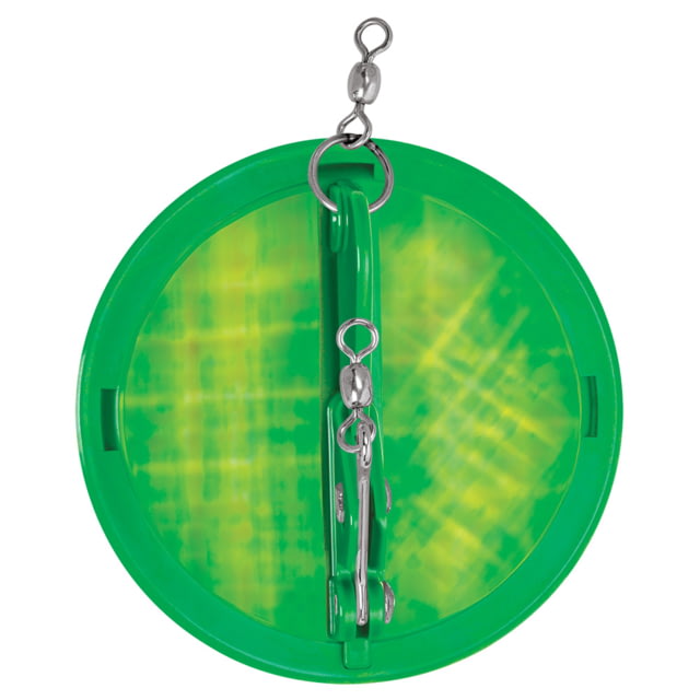 Luhr Jensen 3-1/4in Dipsy Diver - Kelly Green/Silver Bottom Moon Jelly