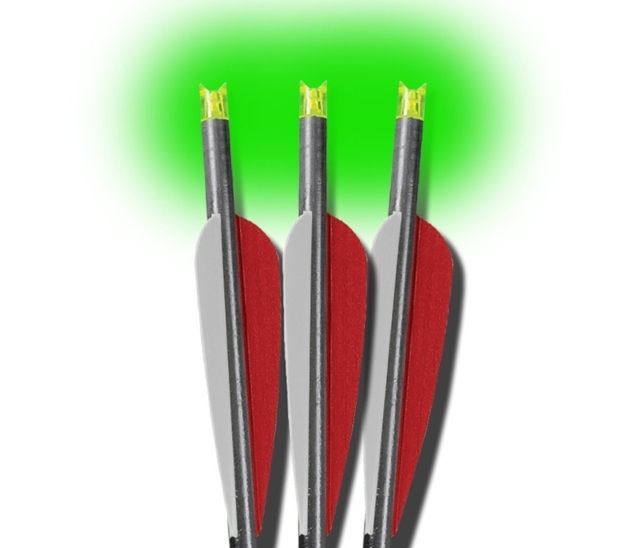 Lumenok 22in Barnett Bolt w/Crescent Bolt Ends 3-Pack Green - Lumenok