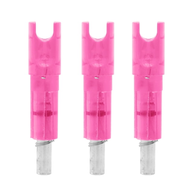 Lumenok Cap Capture Lighted Crossbow Nock Pink 3-Pk - Lumenok