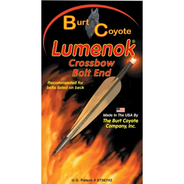 Lumenok Crossbow Nock HD Orange Gold Tip Moon 3 pk.