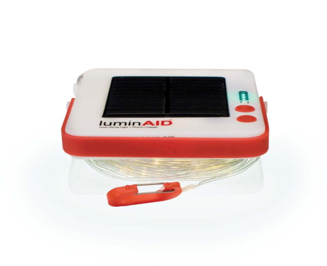 LuminAID Solar String Light w/Phone Charger White