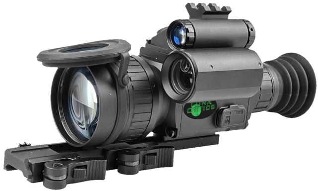 Luna Optics Quantum Elite 6-36x50mm Digital Day/Night Riflescope Integrated 1200m Laser Rangefinder 4K Video Resolution Black - Luna Optics