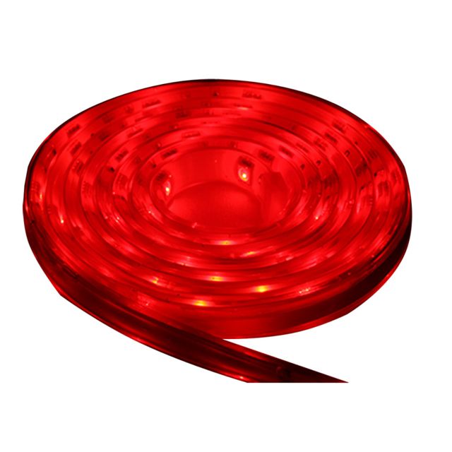 Lunasea Lighting Waterproof IP68 LED Strip Lights Red 2m