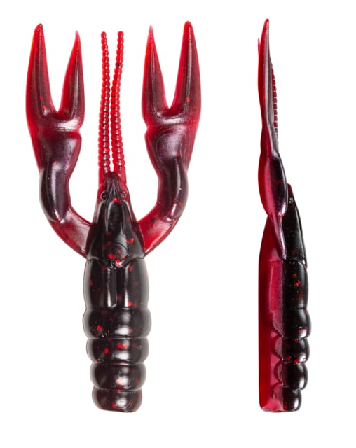 Lunkerhunt Finesse Craw Creature Bait 8 Pack 3in Crimson Craw
