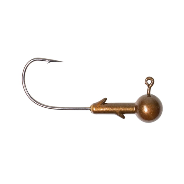 Lunkerhunt Gamefish Ball Head Jig Metallic Brown 1/2 oz