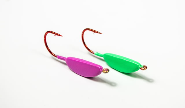 Lunkerhunt Lead Teary Jig Fluorescent Green Glow 1/8 oz