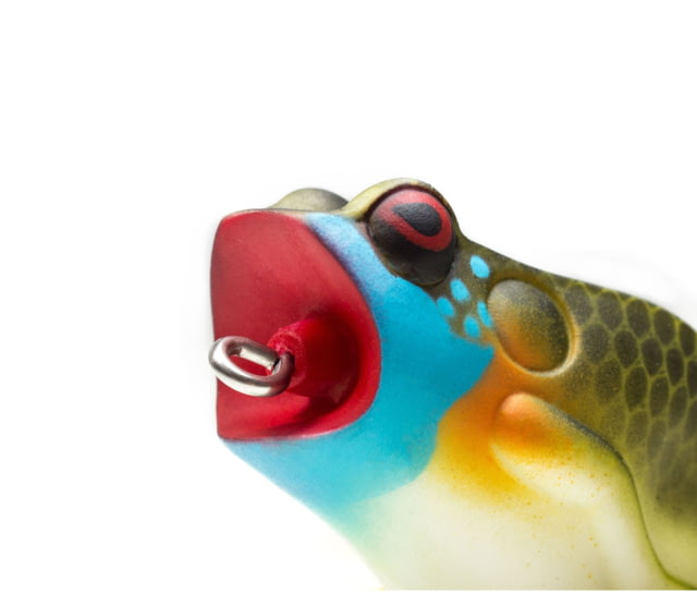 Lunkerhunt Popping Frog Bait Topwater 1 2.25in Blue Gill