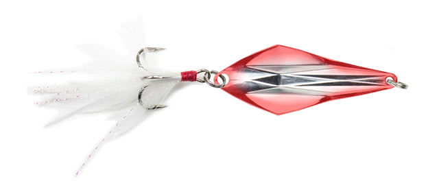 Lunkerhunt Rattle Spud Bait Silver Red 1/8 oz