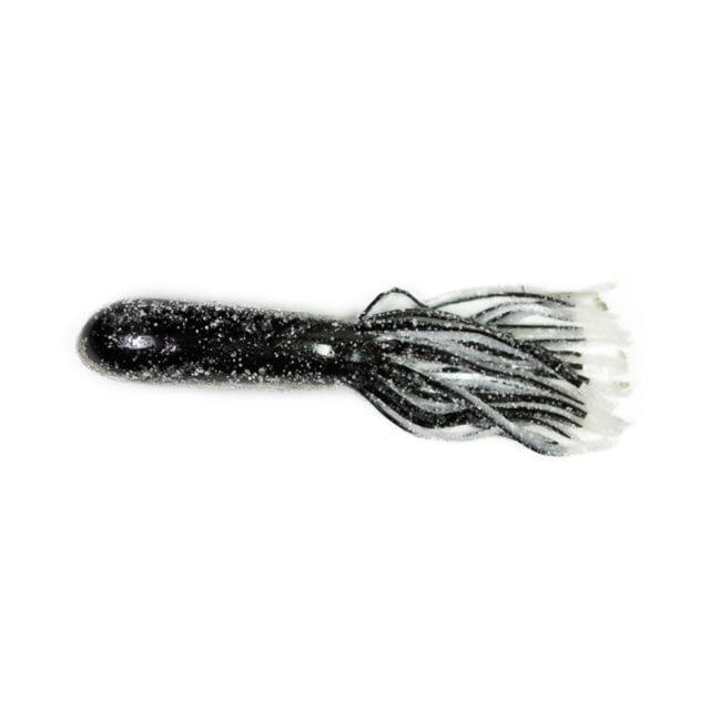 Lunkerhunt Spicy Revealer Tube 6 4.25in Tuxedo