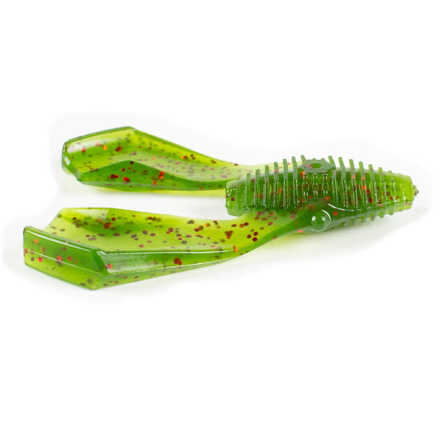 Lunkerhunt Tandem Trailer Soft Bait 1 3in Watermelon Red Fleck