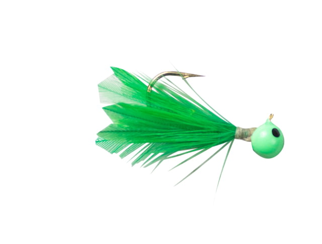 Lunkerhunt Tungsten Full Effect Jig Fluorescent Green Glow 1/32 oz