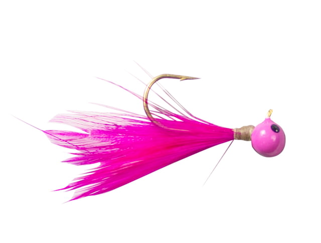 Lunkerhunt Tungsten Full Effect Jig Fluorescent Pink Glow 1/32 oz