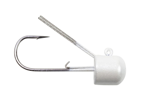 Lunkerhunt Weedless Mushroom Head Jig White 1/4 oz