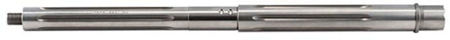 Luth-AR .223 Rem Fluted Threaded Bull Barrel 16 in Carbine 1-9 Twist 1/2 x 28 Silver - Luth-Ar
