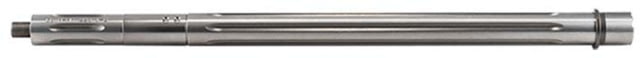 Luth-AR .223 Rem Fluted Threaded Bull Barrel 18 in Rifle 1-9 Twist 1/2 x 28 Silver - Luth-Ar