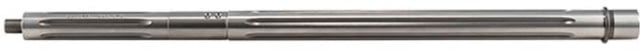 Luth-AR .223 Rem Fluted Threaded Bull Barrel 20 in Rifle 1-9 Twist 1/2 x 28 Silver - Luth-Ar