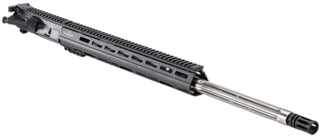 Luth-AR 24 in Bull Barrel Complete Upper Barrel Receiver Assembly Silver/Black 24 - Luth-Ar