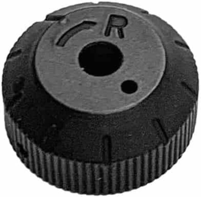 Luth-AR A2 Rear Base Windage Knob Black - Luth-Ar