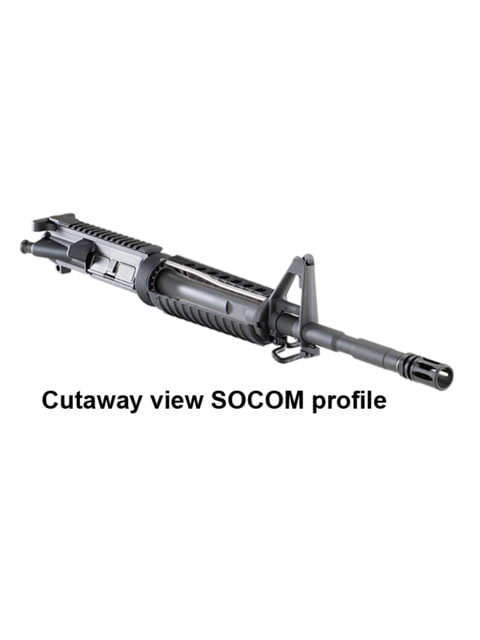 Luth-AR A3 Complete Upper Receiver Assembled 14.5in SOCOM Profile Barrel 1-7 Twist 1/2 x 28 Thread A2 Flash Hider w/ F Marked FSB and and 2-Piece CAR - Luth-Ar