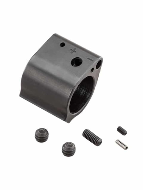 EDEMO Luth-AR Adjustable Gas Block AR-15/ M16 5.56x45mm NATO/ .223 .750in Inner Diameter 4140 Chrome Moly Vanadium Nitride Black GB-750-A EDEMO1 Used - Luth-Ar