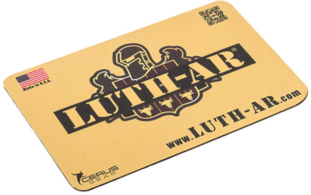 Luth-AR Custom Gunsmith Bench Mat 7.25x11.5in Yellow - Luth-Ar