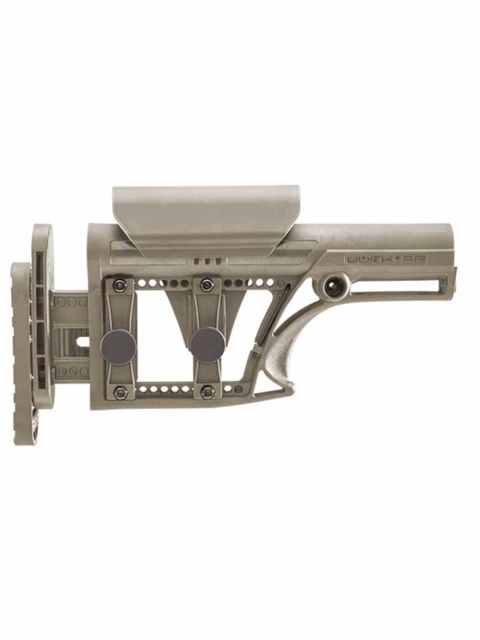 EDEMO Luth-AR MBA-1 Modular Buttstock Assembly w/ 3-Axis Butt Plate FDE MBA-1F-3AX EDEMO2 - Luth-AR