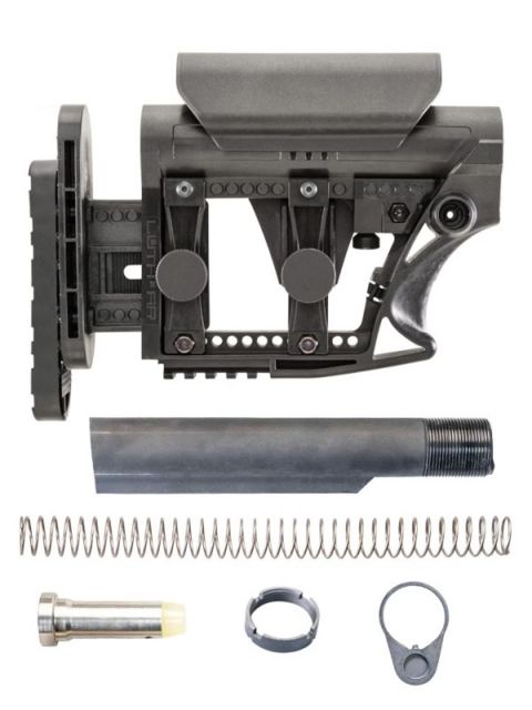 Luth-AR MBA-3 Stock Assy. with Commerical .223 Kit Black - Luth-AR