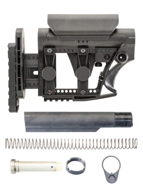 Luth-AR MBA-3 Stock Assy. with Commerical .308 Kit Black - Luth-AR