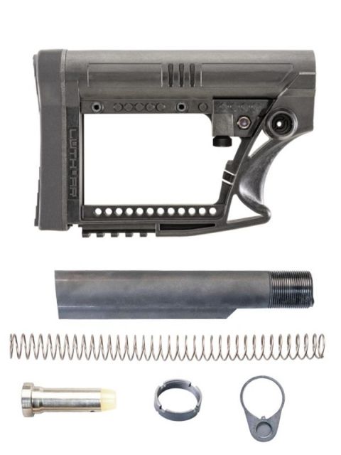Luth-AR MBA-4 Stock Assy. with Commerical .223 Kit Black - Luth-AR