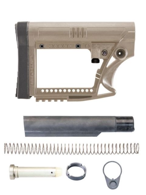 Luth-AR MBA-4 Stock Assy. with Commerical .308 Kit FDE - Luth-AR