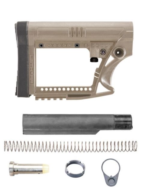 Luth-AR MBA-4 Stock Assy. with Mil-Spec .223 Kit FDE - Luth-AR