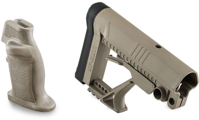 Luth-AR MBA-5 Stock Assembly and Chubby Grip Flat Dark Earth Carbine - Luth-AR