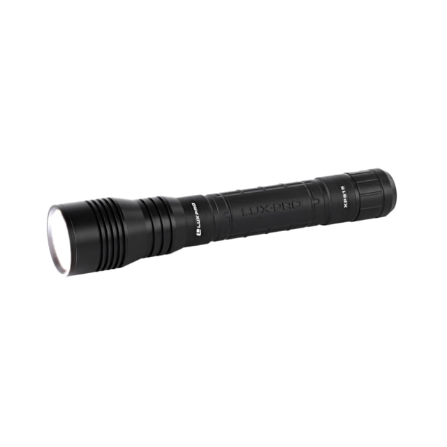 LuxPro   1600 Lumens Aluminum Black Lithium Ion USB - Luxpro