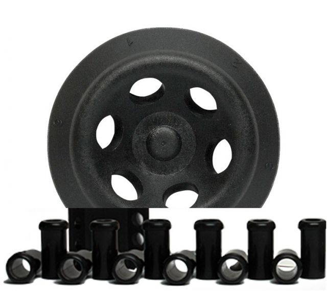 LW Scientific Zipcombo Rotor 6-Place 1.5/2ml Micro Tube Rotor w/Inserts for Smaller Tubes for Zipcombo Centrifuge