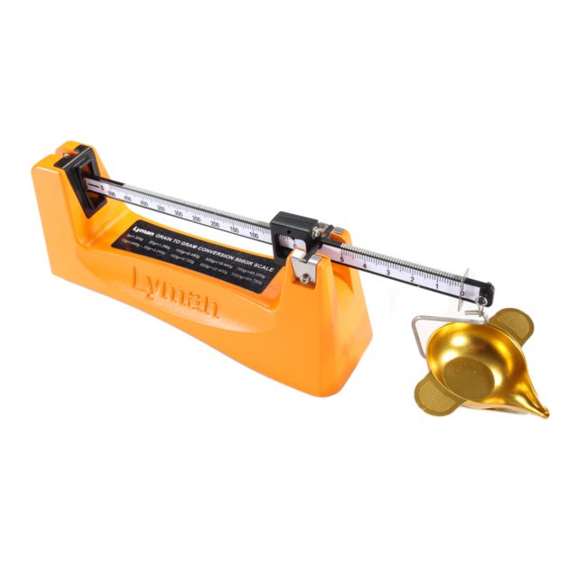Lyman Brass Smith 500 Reloading Scale Aluminum Orange