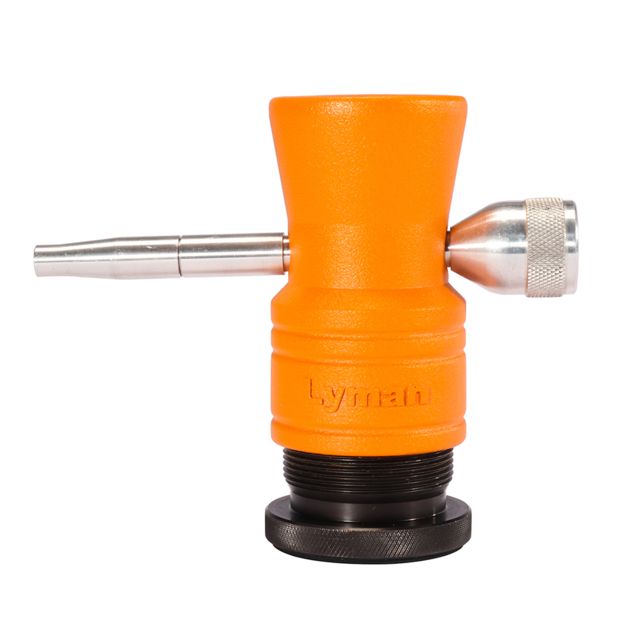 Lyman Brass Smith Powder Trickler Aluminum Orange
