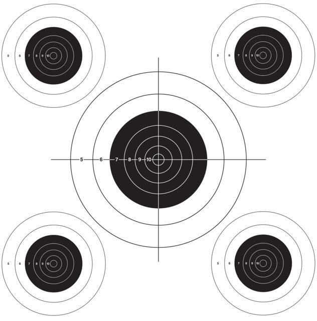 TargDots Bullseye Target Roll - Targdots