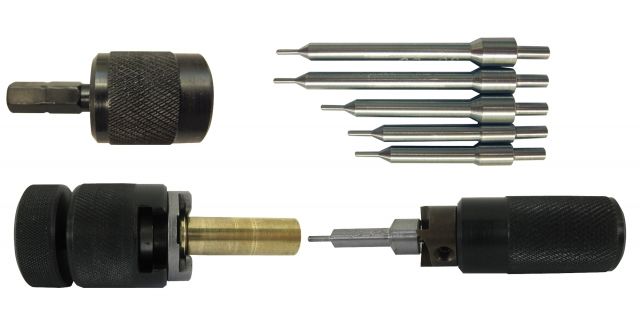 Lyman E-Zee Trim Hand Case Trimmer Rifle Set .223 Rem .243 Win .270 Win .30-06 and .308 Win.