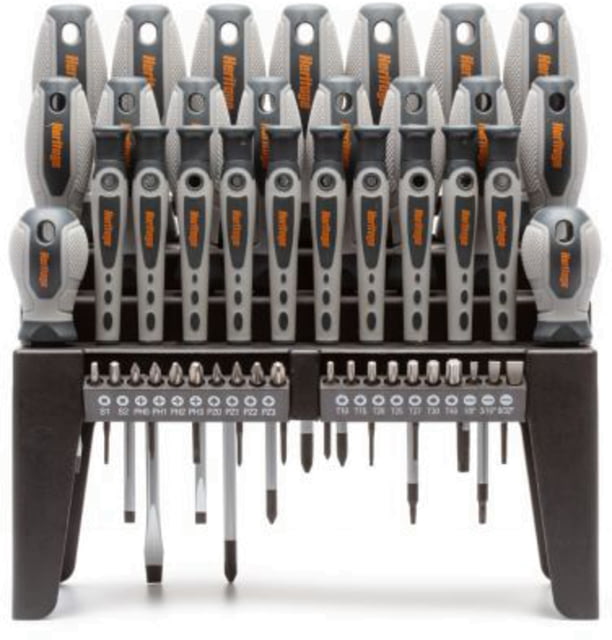 Lyman Heritage Tools - 47 Piece Driver Set Grey/Black