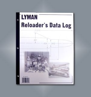 Lyman Reloading Data Log