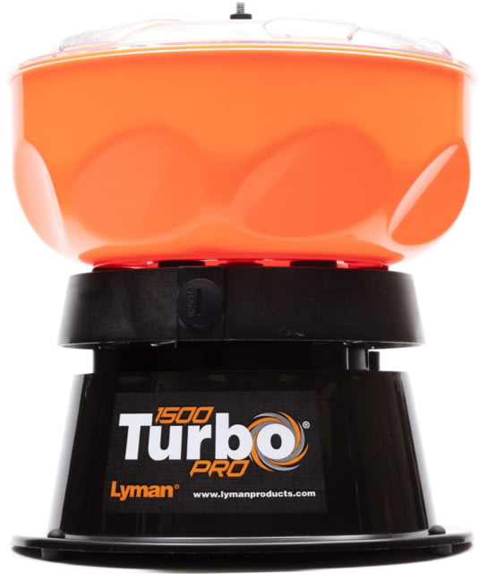 Lyman Turbo 1500 Pro Tumbler 115V Black/Orange