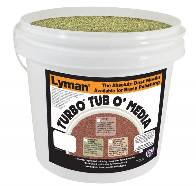 Lyman Turbo Case Cleaning MediaTub O'Media16lb - Lyman