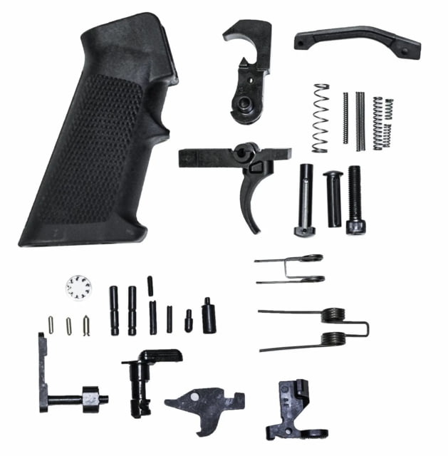 M2 Armament Group AR-15 Mil-Spec Lower Parts Kit Black - M2 Armament Group