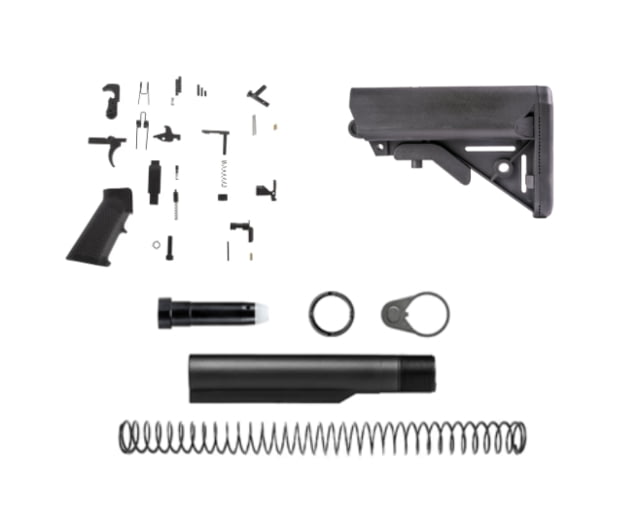 M2 Armament Group M2 Streamline Lower Receiver Completion Kit SOPMOD Black - M2 Armament Group