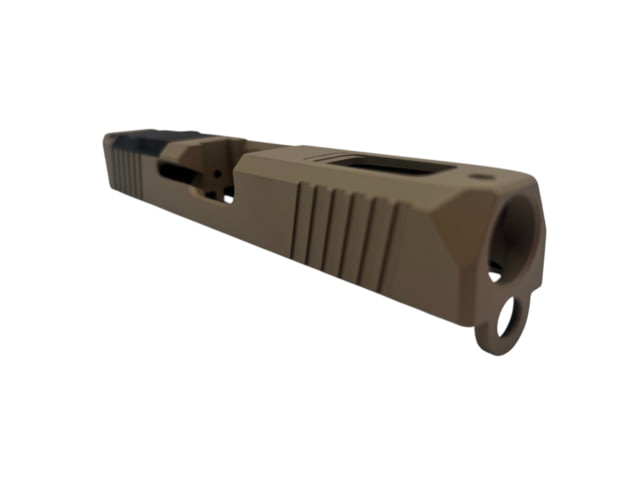 M2 Armament Group Turbo Glock 19 Gen 1/2/3 Compatible Ported Stripped Slide Desert Tan - M2 Armament Group