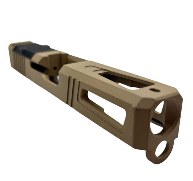 M2 Armament Group Viper Glock 19 Gen 1/2/3 Compatible Ported Stripped Slide Desert Tan - M2 Armament Group